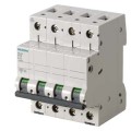 Автоматические выключатели Siemens 5SL64: 400V 6KA, 4-полюсной